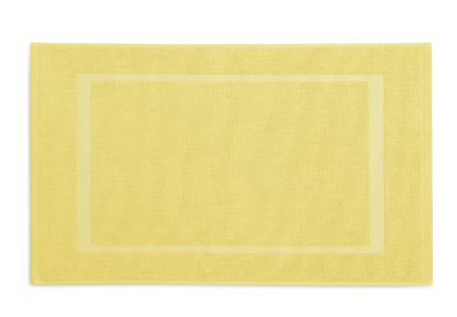 An Image of Habitat Hotel Style Cotton Bath Mat - Lemonade