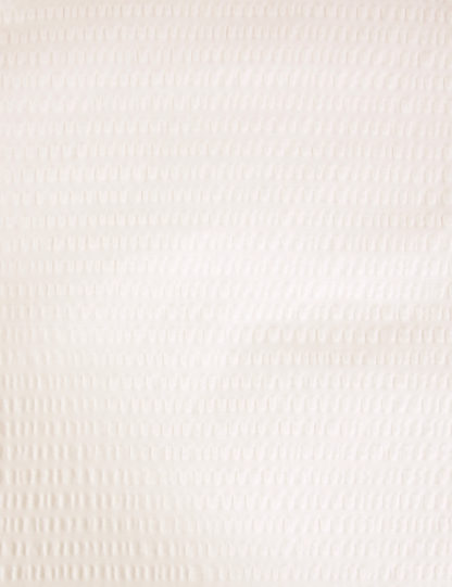An Image of M&S Unisex Cotton Rich Seersucker Bedding Set