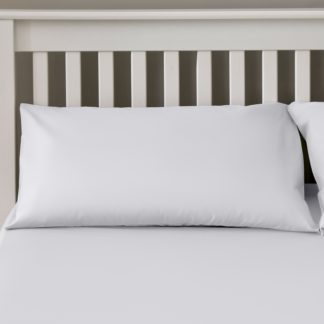 An Image of The Willow Manor Easy Care Percale Housewife Pillowcase Pair - Stone