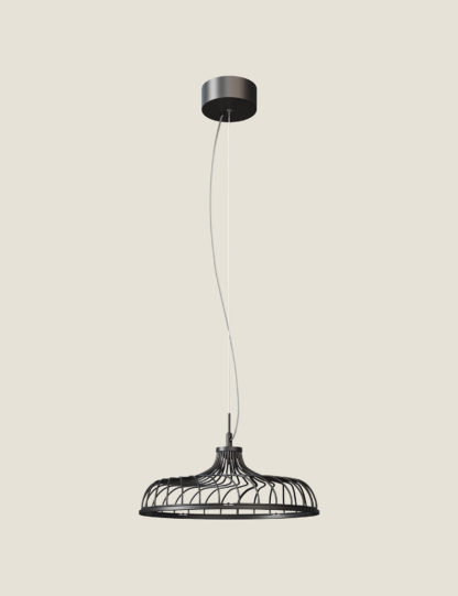 An Image of M&S Spiral Metal Pendant Light