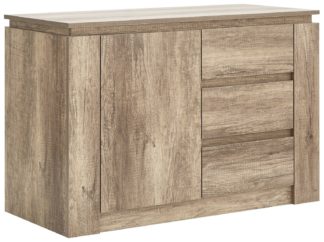 An Image of Canyon 1 Door 3 Drawer TV Unit - Oak