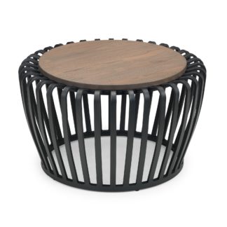 An Image of Washington Round Coffee Table Black