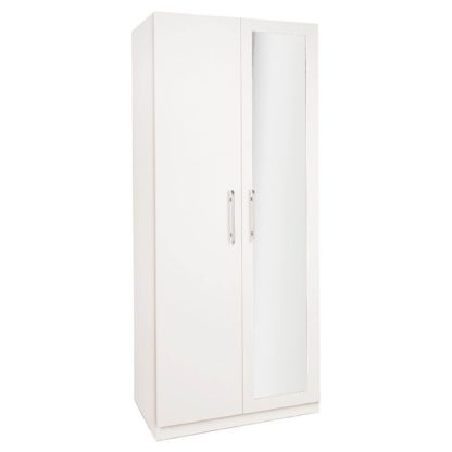 An Image of Acton Single Wardrobe White