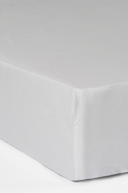 An Image of Cotton Rich Single Fitted Sheet