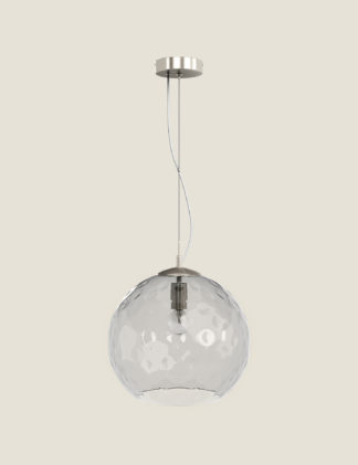 An Image of M&S Aubree Glass Pendant Light
