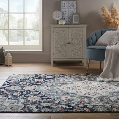 An Image of Jaleh Rug Navy