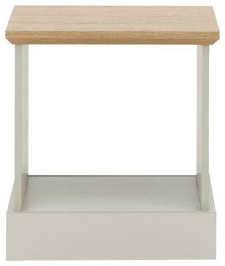 An Image of Kendal Lamp Table - White & Oak