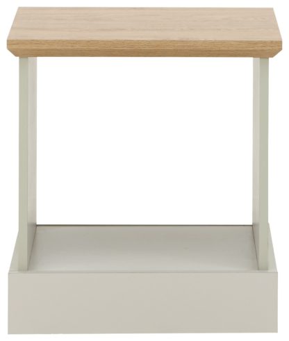 An Image of Kendal Lamp Table - White & Oak