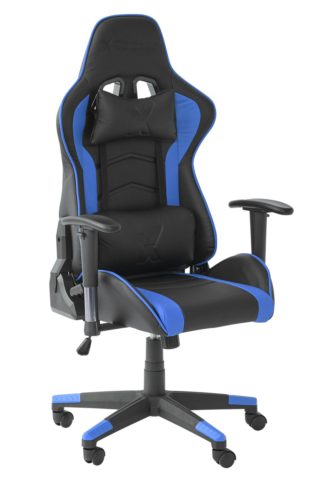 An Image of X Rocker Alpha eSports Office Gaming Chair - Blue