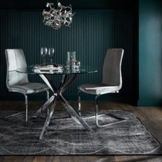 An Image of Neris Luxe Rug Neris Grey