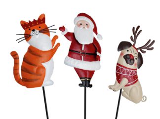 An Image of Argos Home Character Garden Stakes - Pack of 3