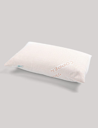 An Image of M&S Kally Sleep Copper Anti-Aging Pillow