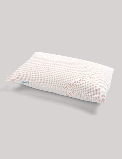 802fd0735d013d9d9375ede0a3bea43897159066784313a2989adddf86ad6c50.jpg An Image of M&S Kally Sleep Copper Anti-Aging Pillow