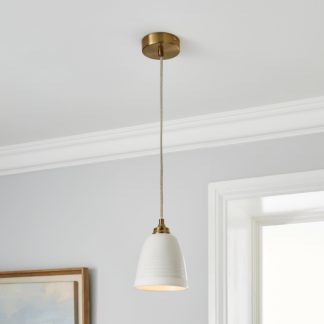 An Image of Churchgate Harby 1 Light 15cm Ceiling Fitting Gold