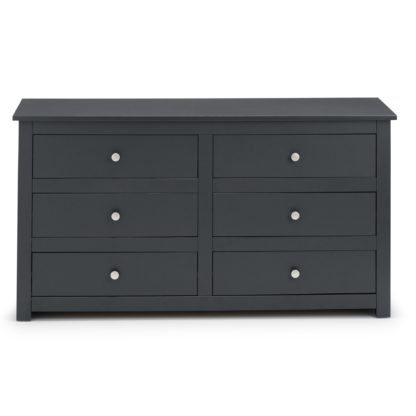 An Image of Radley 6 Drawer Chest Dark Grey