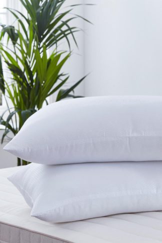 An Image of Microfibre Seersucker Pillow Pair