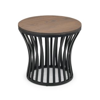 An Image of Washington Round Side Table Black