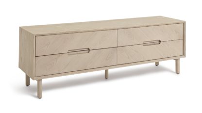 An Image of Habitat Halden TV Unit & Coffee Table Set - Light Wood