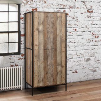 An Image of Urban Rustic 2 Door Wardrobe