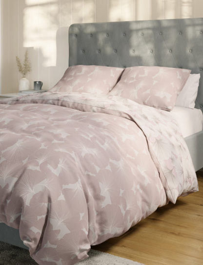 An Image of M&S Cotton Blend Ginkgo Bedding Set