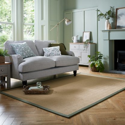 a1cf23f4ff85b85e2dafcf49e301ef7f308f3ba53cb12486607c93b0673adce6.jpg An Image of Herringbone Border Rug Herringbone Border Green
