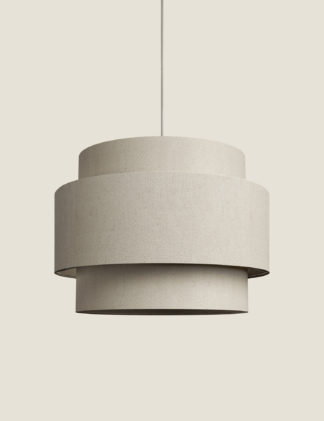 An Image of M&S Oversized Triple Layer Lamp Shade