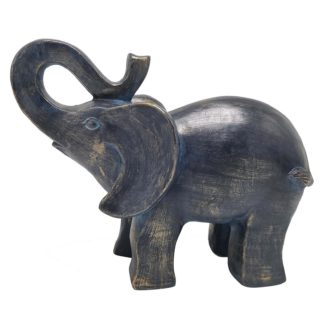 An Image of Metallic Copper Look Modern Elephant