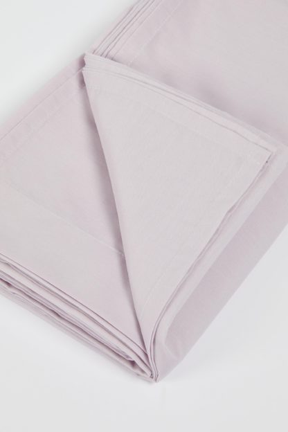 An Image of Cotton Rich Double Flat Sheet