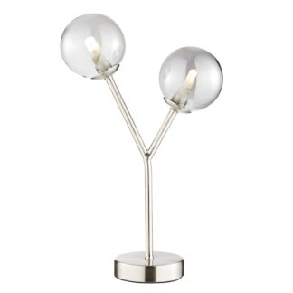 An Image of Orb 2 Light Table Lamp - Nickel Smoke