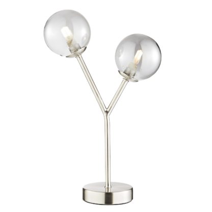 An Image of Orb 2 Light Table Lamp - Nickel Smoke