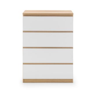 An Image of Jupiter 4 Drawer Chest White