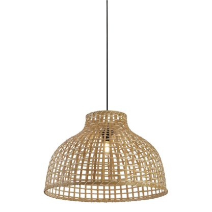 An Image of Belle Bamboo Woven Light Shade - Large