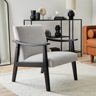 An Image of Merrick Boucle Armchair Grey