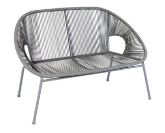 An Image of Argos Home Nordic Spring 2 Seater Garden Bench