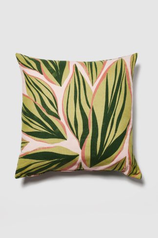 An Image of Palm Printed Cushion
