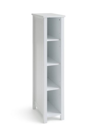 An Image of Argos Home Tongue & Groove Storage Cabinet - White