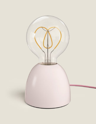 An Image of M&S Love Heart Table Lamp