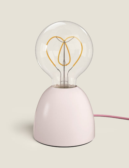 An Image of M&S Love Heart Table Lamp