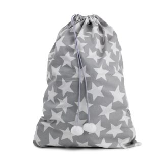 An Image of Habitat Star Printed Sack with Adjustable Drawcord