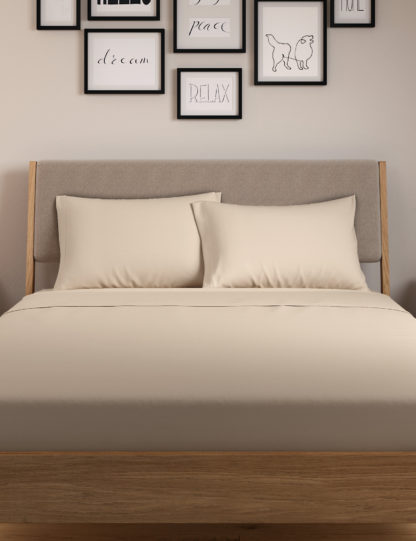 An Image of M&S 2 Pack Body Sensor™ Pure Cotton Pillowcases