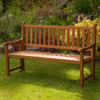 An Image of St Andrews 2 Seat Folding Bench Natural
