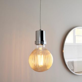 An Image of Arran Bathroom Flex Ceiling Fitting Chrome