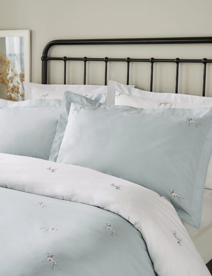 379628df1eefca1dd3a8ce3b1044dabbf1f2db76f9b5597833f22617027be074.jpg An Image of Sophie Allport 2 Pack Dalmatian Oxford Pillowcases