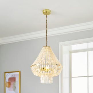 An Image of Abanna Ceiling Fitting Gold