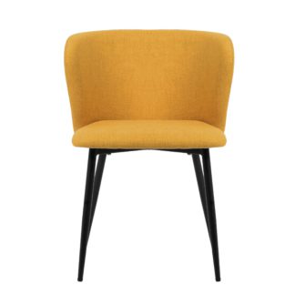 An Image of Mandy Dining Chair Ochre