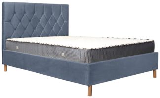 An Image of Birlea Loxley Small Double Bed Frame - Grey