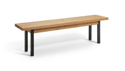 An Image of Habitat Feliz Wood Dining Bench - Oak