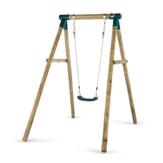 An Image of Plum Bush Baby Wooden Swing Set
