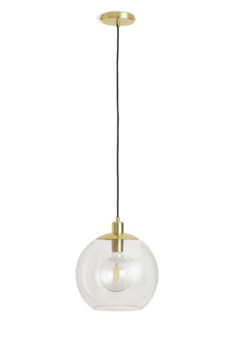 An Image of Habitat Coleman Pendant - Brass