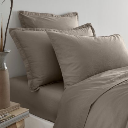 6652c6ea84f4272ab87c367e946a4e1bffe65f083f0aa8e2e4e215aeb1ca8860.jpg An Image of Soft Washed Cotton Flat Sheet White